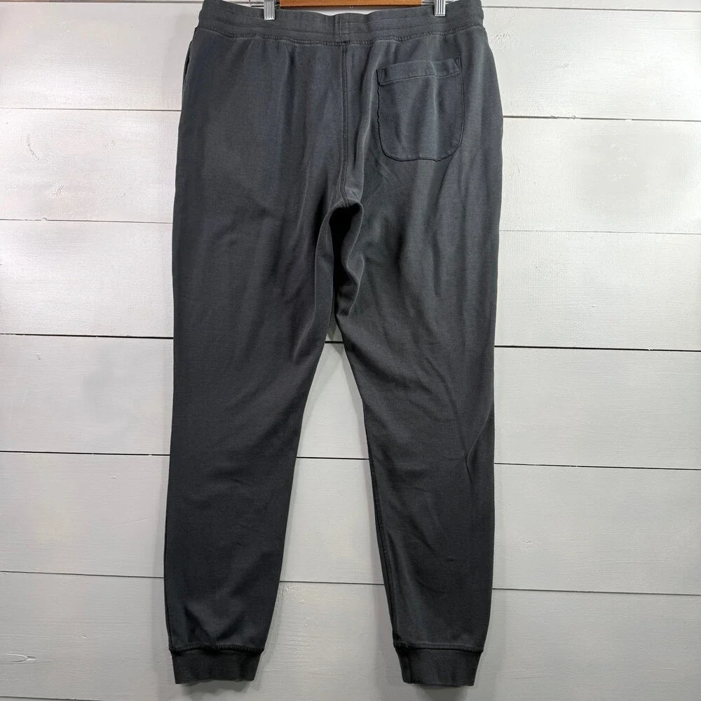 Robert Graham Sweatpants Mens 2XL Black Cotton Blend Joggers Drawstring Casual